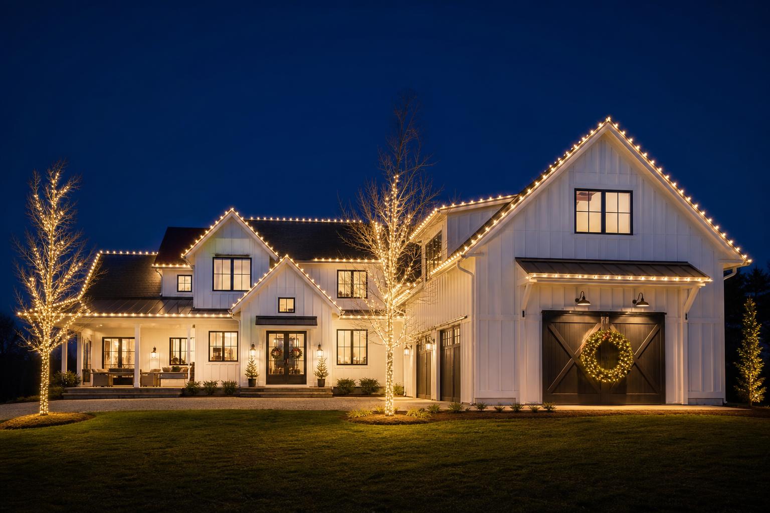 Christmas lighting install 3